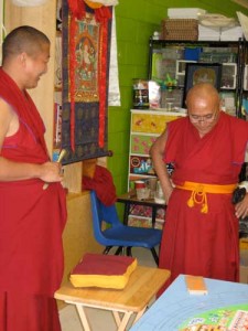 Monks Working